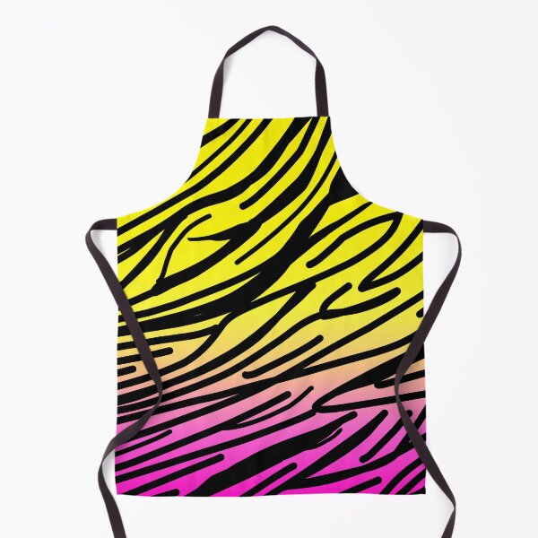 Item preview, Yellow to pink fade zebra print maximalist designed and sold by DemonicGloom.