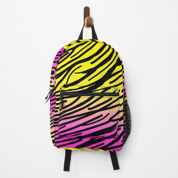 Item preview, Yellow to pink fade zebra print maximalist designed and sold by DemonicGloom.