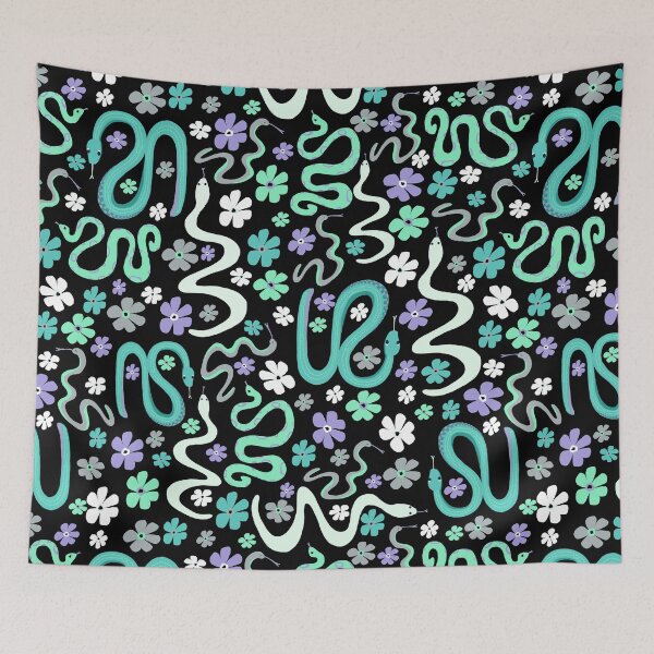 Item preview, Cute Snakes - Neon Mint designed and sold by KBurnsArt.