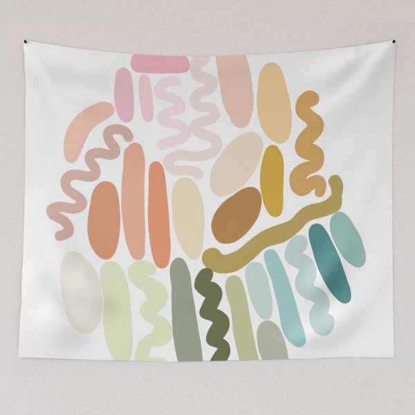 Item preview, Pastel colour abstract design  designed and sold by Sanaura.