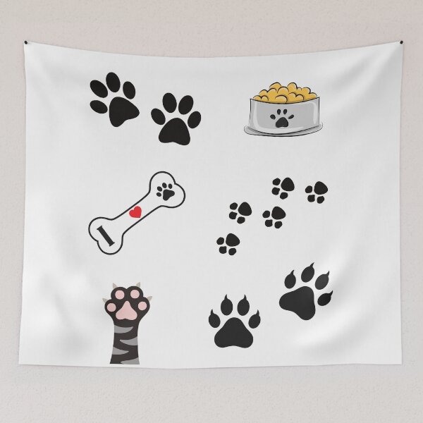 Item preview, dog footprint designed and sold by Zaibo.