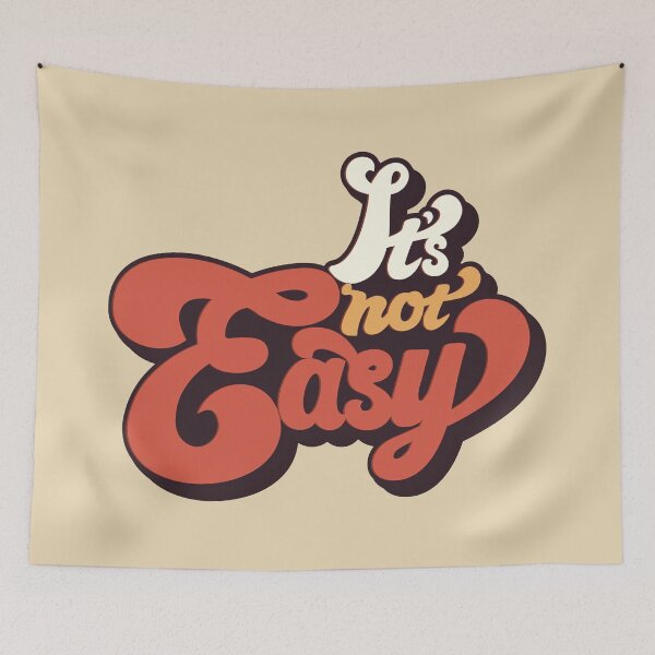 Item preview, It's Not easy - vintage designed and sold by blurbox.