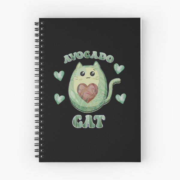Item preview, Cute Avocado Cat designed and sold by HappyLifeCreate.