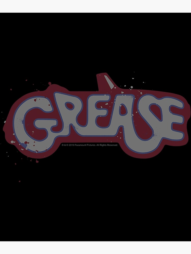 "Grease Classic Title Logo" Poster for Sale by Redbubble