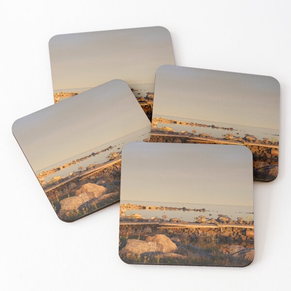 Item preview, Old jetty in sunset designed and sold by gritsandbits.