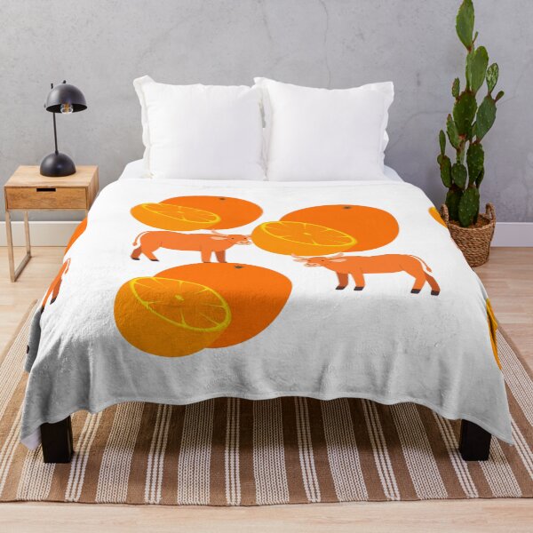 Item preview, COLOFULLY ORANGES WITH COWS. designed and sold by marie1919.