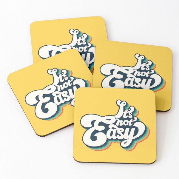Item preview, It's Not easy - 80's retro designed and sold by blurbox.