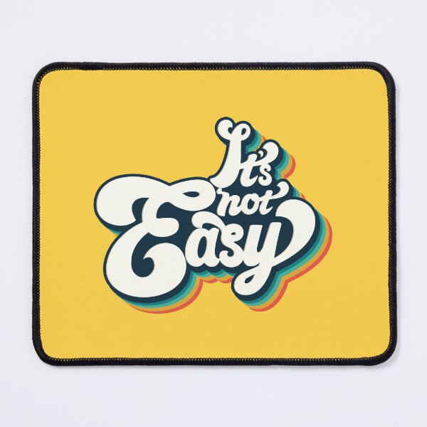 Item preview, It's Not easy - 80's retro designed and sold by blurbox.