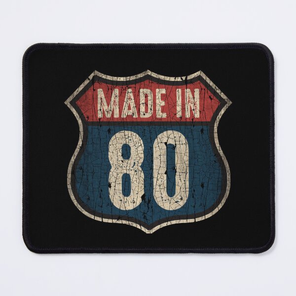 Item preview, Vintage 1980 Truck Driver Birthday 42 Years Old Interstate Shield designed and sold by MintaApparel.