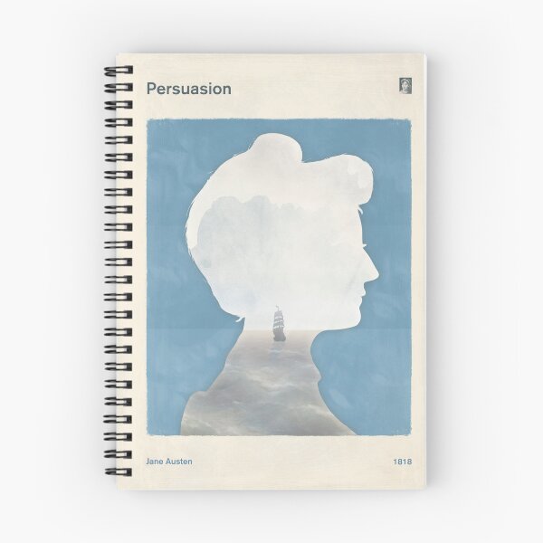 Item preview, Persuasion, Jane Austen Literary Art for Book Lovers and Bibliophiles designed and sold by RedHillPrints.
