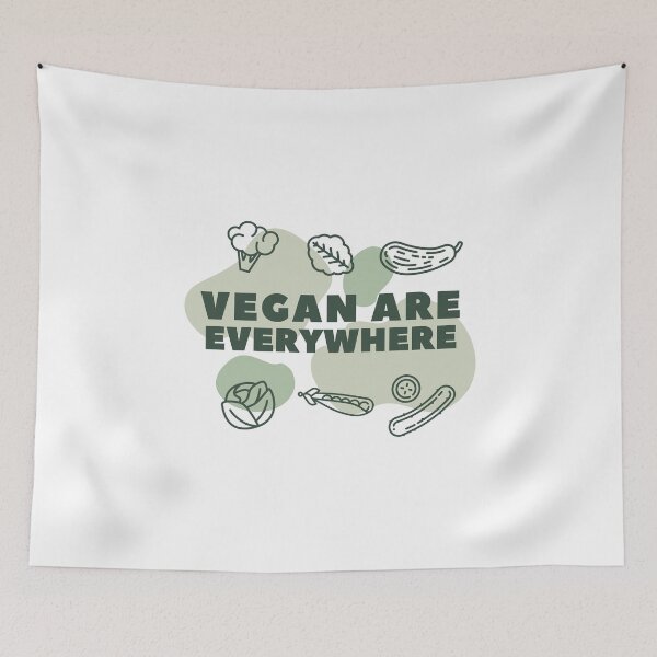 Item preview, Vegan are Everywhere designed and sold by Pixelish.