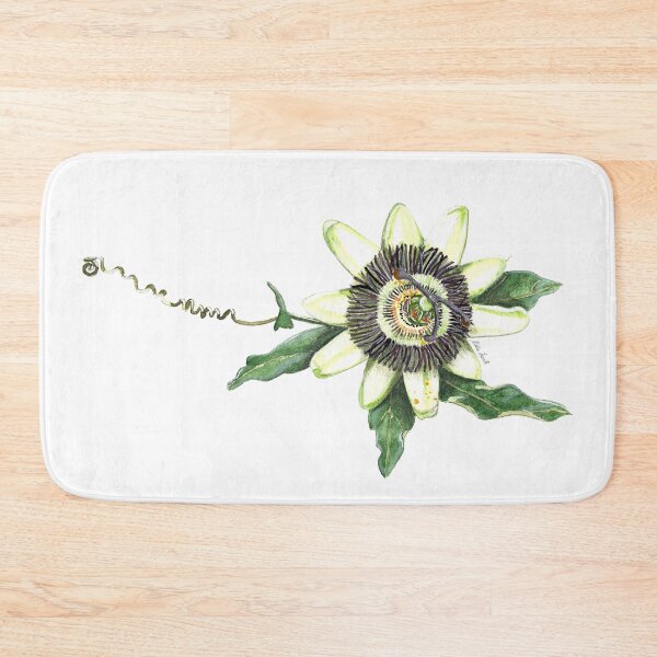 Item preview, Passion flower watercolour designed and sold by Malu-Iriarte.
