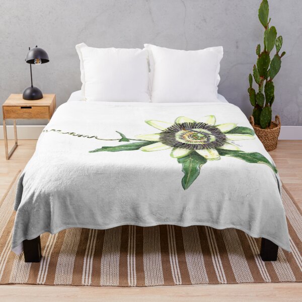 Item preview, Passion flower watercolour designed and sold by Malu-Iriarte.