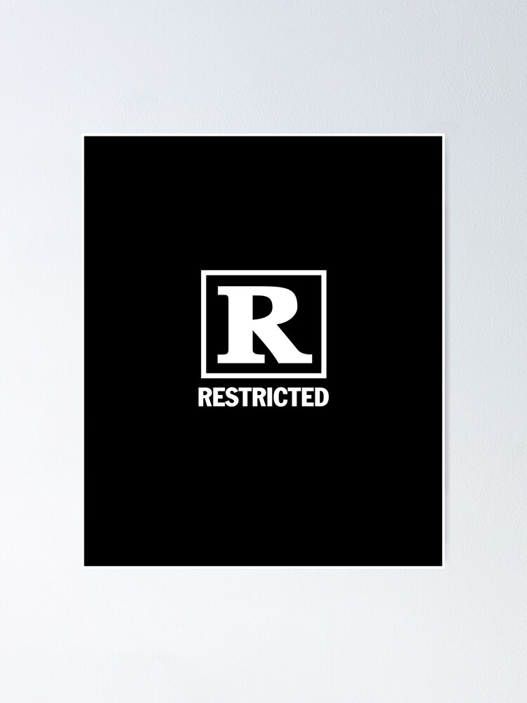 Rated R Sticker for Sale by AlphaBronco