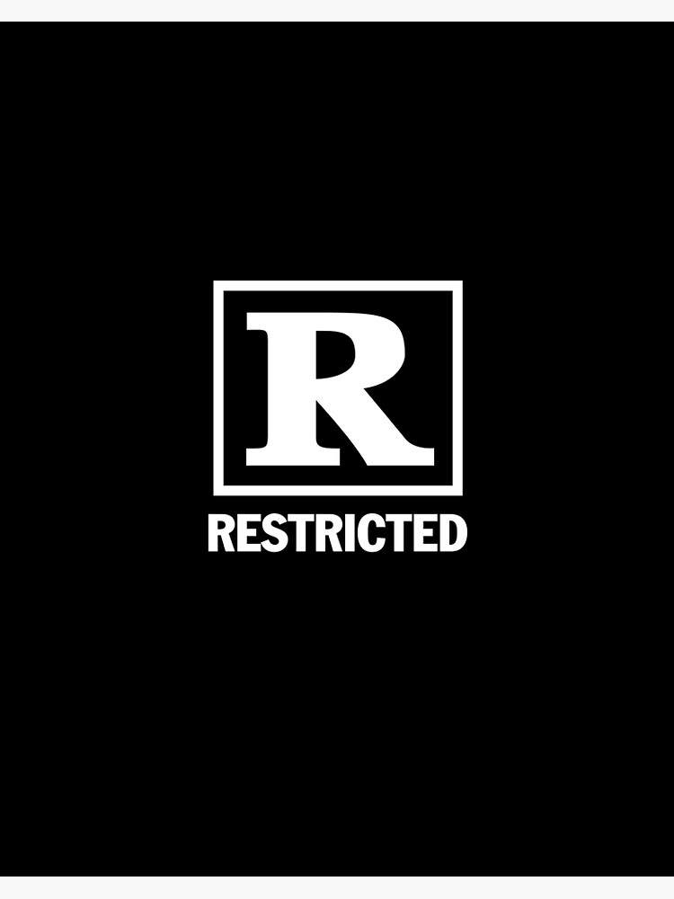 Rated R Sticker for Sale by TeeArcade84