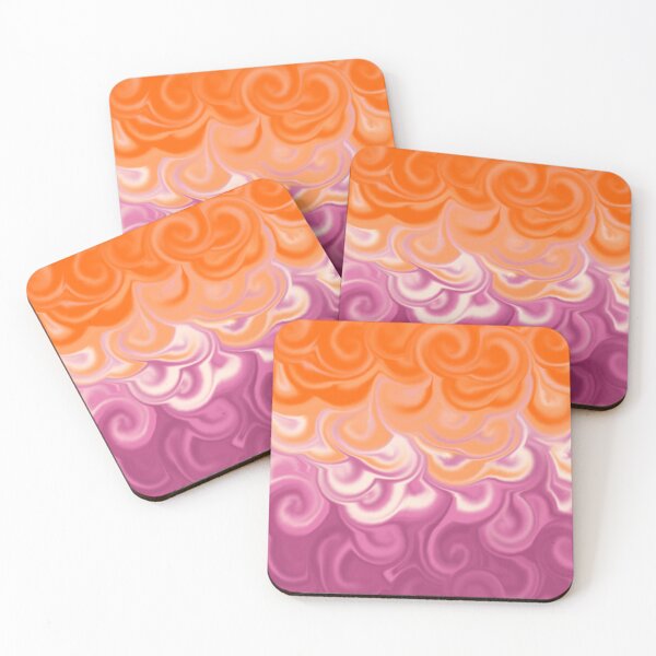 Item preview, Subtle Lesbian Flag Swirl Pattern designed and sold by AshleeBathroom.