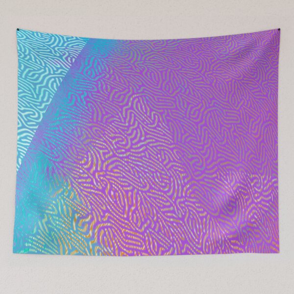 Item preview, Teal and Pink Overlap  designed and sold by headtrackerart.