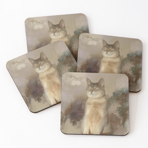 Item preview, Abyssinian Cat Four designed and sold by Elisabeth Lucas.