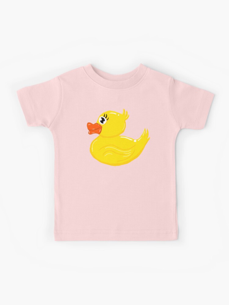 Rubber Duck print light pink