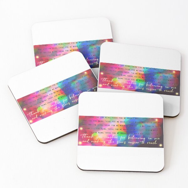 Item preview, Thank You Teacher - Colourful Teachers Gift designed and sold by unitydesigneu.