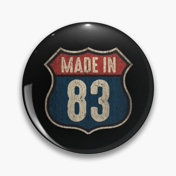 Item preview, Vintage 1983 Trucker Birthday 39 Years Old Interstate Shield designed and sold by MintaApparel.
