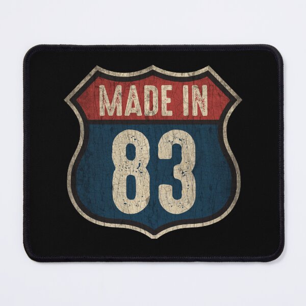 Item preview, Vintage 1983 Trucker Birthday 39 Years Old Interstate Shield designed and sold by MintaApparel.