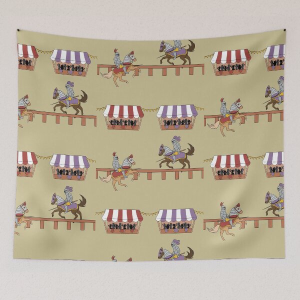 Item preview, knights jousting designed and sold by TimeSkiff.