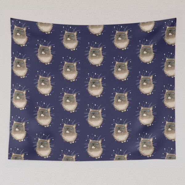 Item preview, Starry Fluffy designed and sold by catblip.