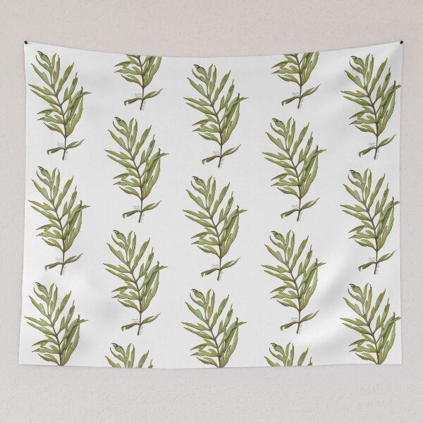 Item preview, Illustration of Grevillea Robusta leaves in watercolor designed and sold by Malu-Iriarte.