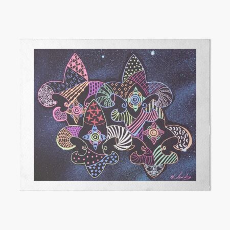 lily flower Art Board Print