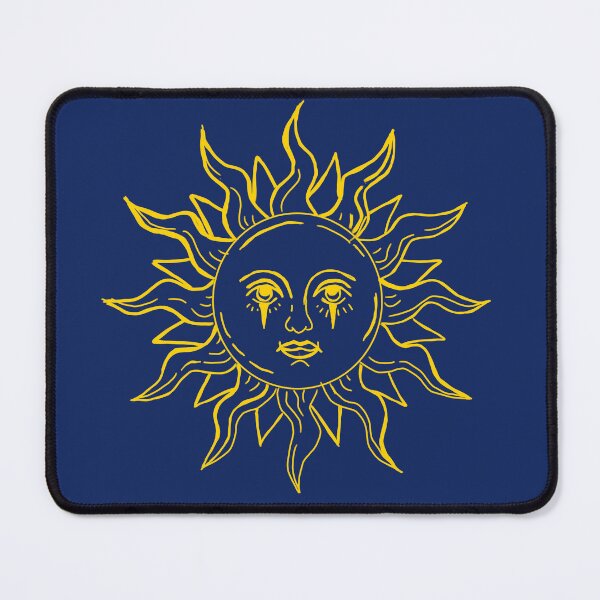 Item preview, Blue and Gold sun print designed and sold by DemonicGloom.
