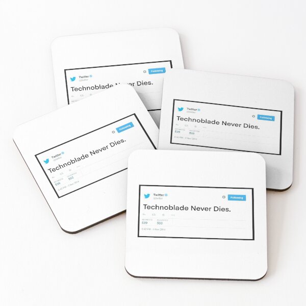 Item preview, Technoblade Tweet : Technoblade Never Dies designed and sold by Alshoalla.