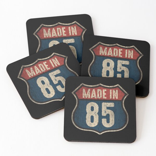 Item preview, Vintage 1985 Trucker Birthday 37 Years Old Interstate Shield designed and sold by MintaApparel.