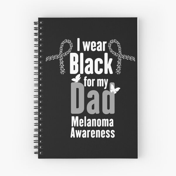 Item preview, I wear black for my dad melanoma awareness designed and sold by Ssoufi.