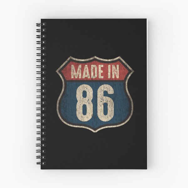 Item preview, Vintage 1986 Trucker Birthday 36 Years Old Interstate Shield designed and sold by MintaApparel.
