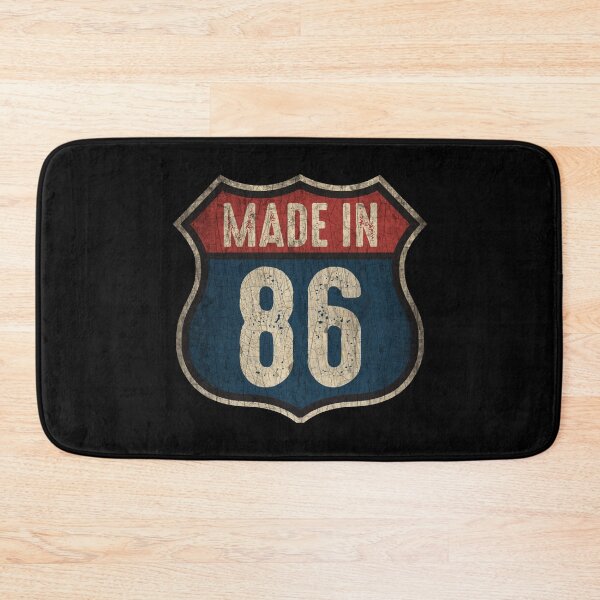 Item preview, Vintage 1986 Trucker Birthday 36 Years Old Interstate Shield designed and sold by MintaApparel.