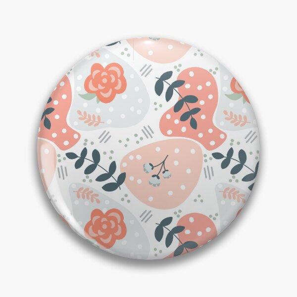 Item preview, Fun floral and polka dot pattern  designed and sold by cmakeitcount.