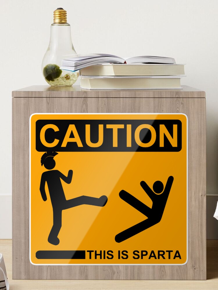 Caution: This is Sparta Patch + Sticker – PatchPanel