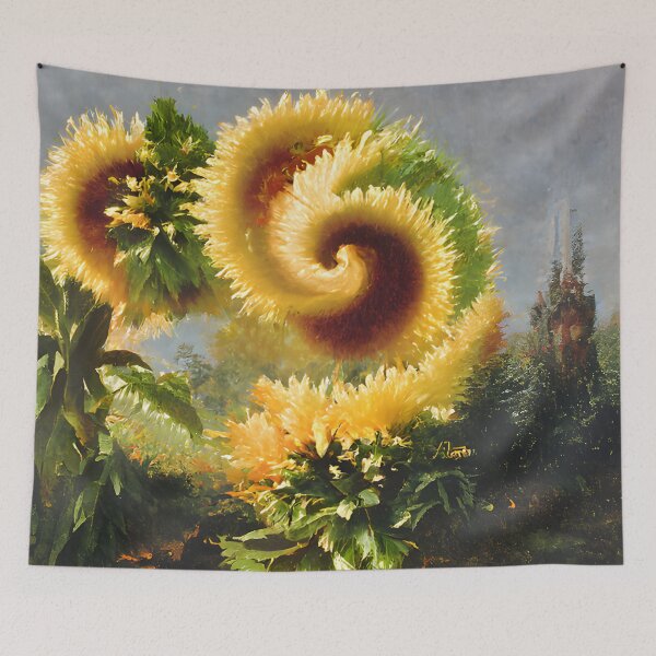 Item preview, Spinning sunflower designed and sold by fizzribbit.