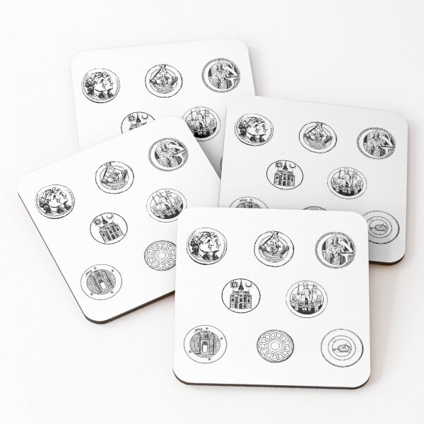 Item preview, Vintage Coin Stickers designed and sold by SowCow.