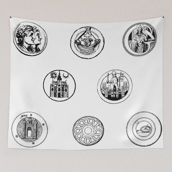 Item preview, Vintage Coin Stickers designed and sold by SowCow.