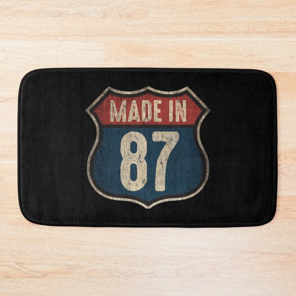 Item preview, Vintage 1987 Trucker Birthday 35 Years Old Interstate Shield designed and sold by MintaApparel.