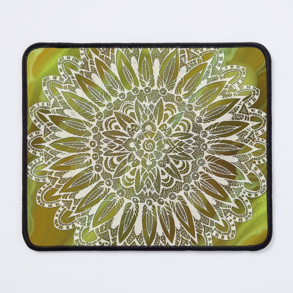 Item preview, Mandala on the Green  Abstract background designed and sold by MandalaFlowerArt.