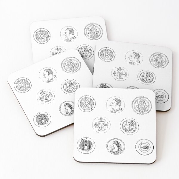 Item preview, Vintage Coin Stickers designed and sold by SowCow.