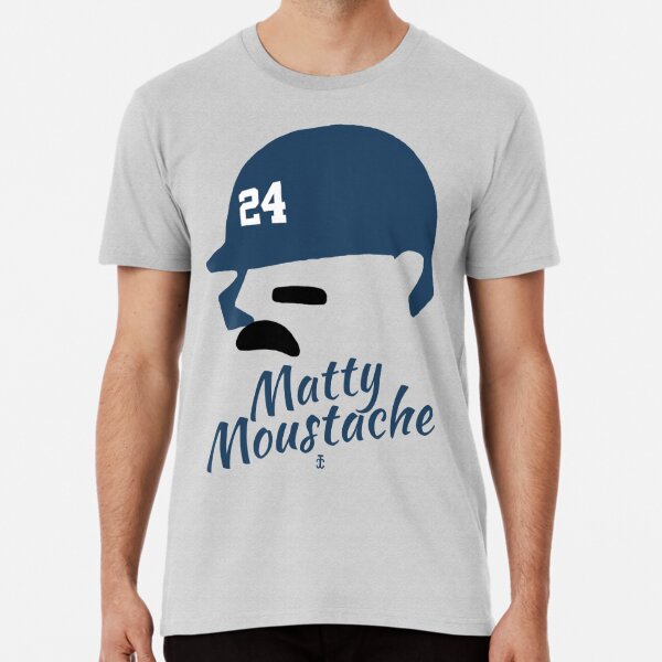MENS V NECK Yankees Matty Mustache Matt Carpenter T-Shirt