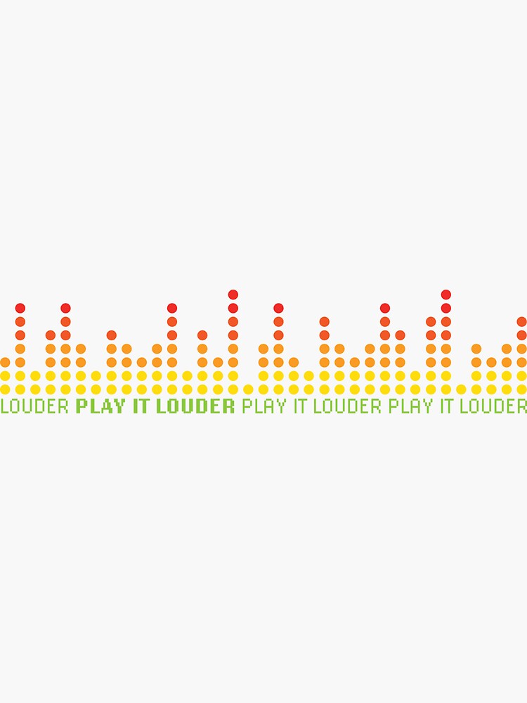 Play It Louder Music design by RetroImages