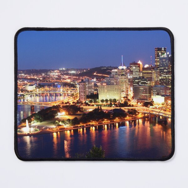 Item preview, City at Night - Pittsburgh, PA designed and sold by searchlight.