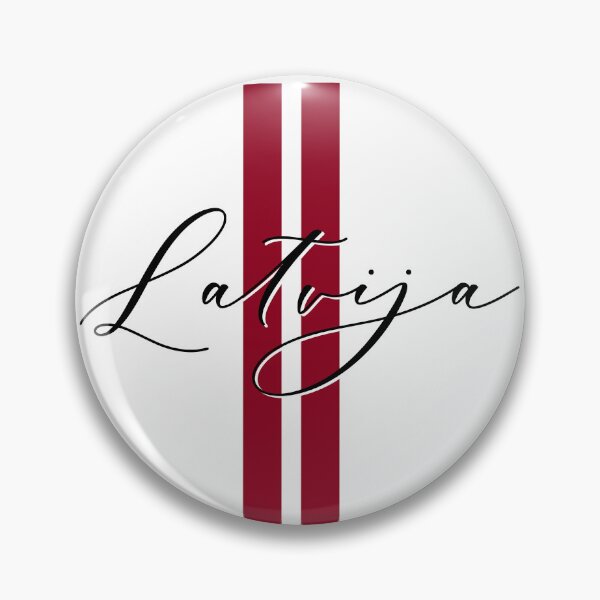 Item preview, Latvija Latvian flag and script designed and sold by Ilze Lucero.