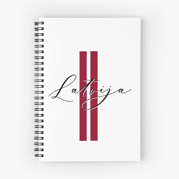 Item preview, Latvija Latvian flag and script designed and sold by Ilze Lucero.