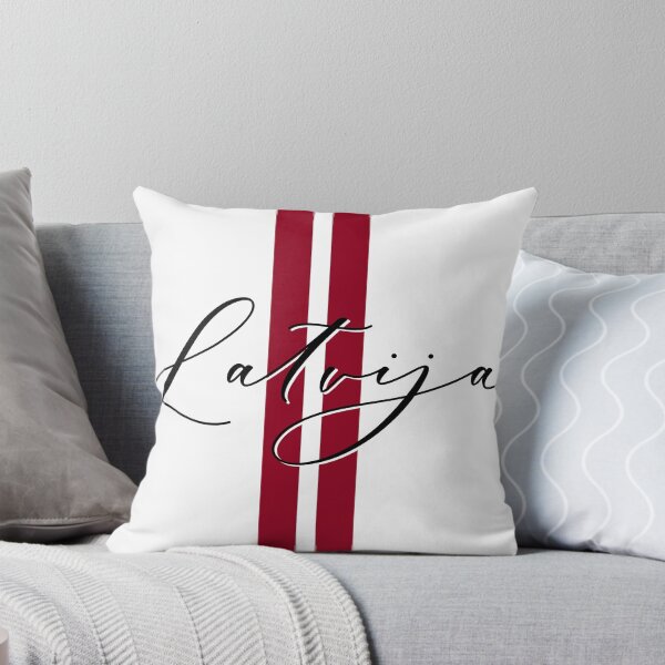 Item preview, Latvija Latvian flag and script designed and sold by Ilze Lucero.